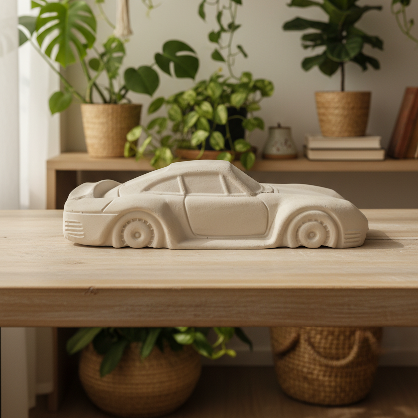Cement Car Sculpture — Boho Lifestyle